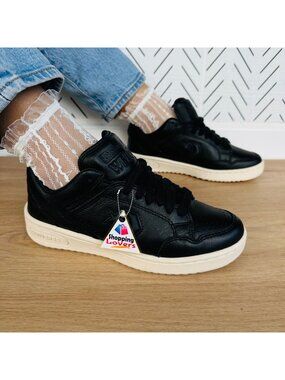 ❤️CONVERSE WEAPON MONO OX Sz 7 Women Shoes LEATHER Black Casual Sneakers A12485C